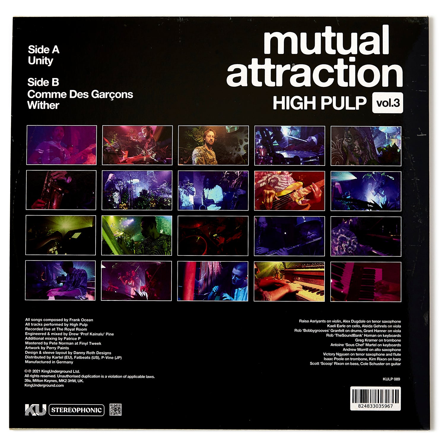 Mutual Attraction Vol. 3 on Vinyl